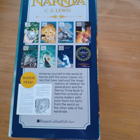 The Chronicles of Narnia 8-Book Box Set + Trivia Book by C.S. Lewis - Picture 4 of 8